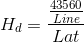 Rectangle Sprinkler Density Calculation Equation