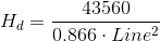 Triangle Sprinkler density equation