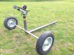 Atom 28 Impact irrigation sprinkler with wheeled cart