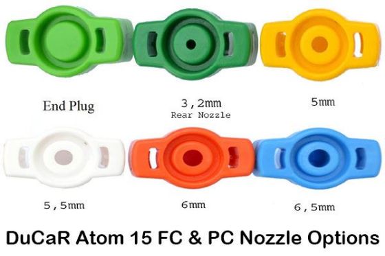 图片 DuCaR Atom 15 FC and PC Nozzles