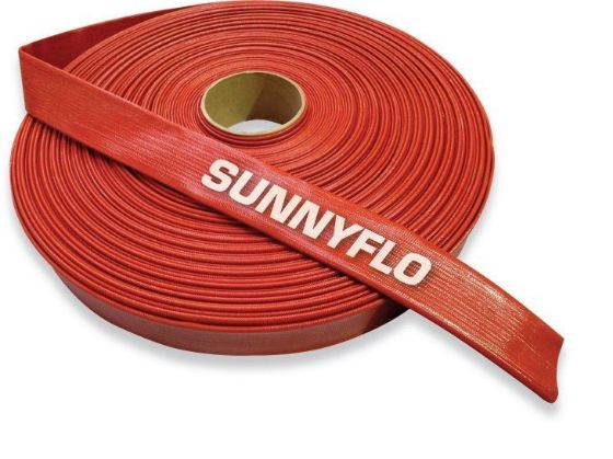 Crusader Sunnyflo Red medium pressure layflat hose